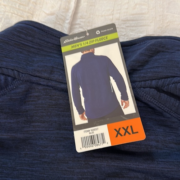 Eddie Bauer Men’s Quarter Zip Grid Fleece - Picture 11 of 11